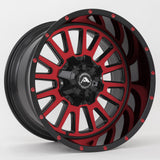 A105 Black Machined Red