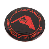 American Off-Road Black Center Cap Sticker